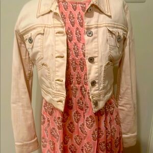 Levi's Cream Jean Jacket Casual Outerwear